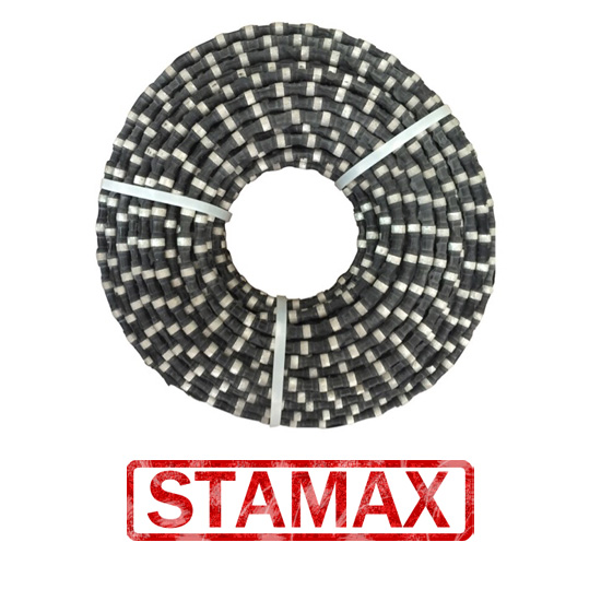 Diamond wire saw for marble quarrying