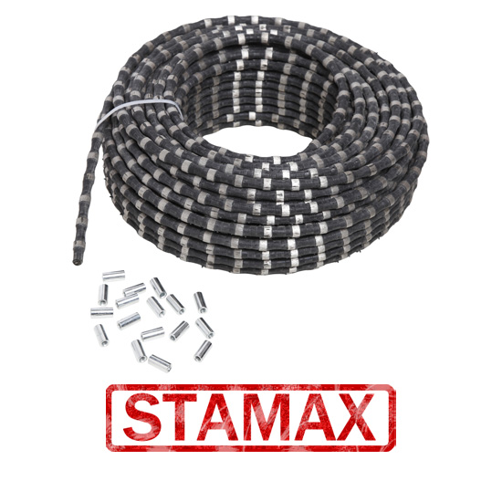 Diamond wire saw for concrete cutting